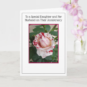 Carte d'anniversaire du Mariage de la fille et du