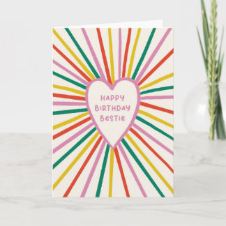 Carte d'anniversaire du meilleur ami