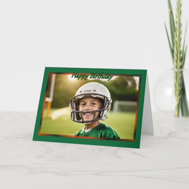 Carte d'anniversaire du meilleur joueur (Devant)