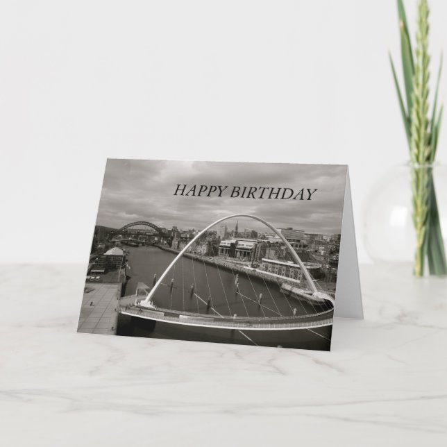 Carte d'anniversaire du Millenium Bridge (Devant)