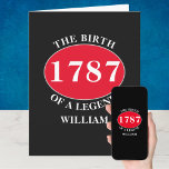 Carte d'anniversaire du Modèle photo légende<br><div class="desc">Célébrez la naissance d'une légende avec cette carte d'anniversaire personnalisée ! Montrez vos souvenirs préférés avec notre modèle photo collage, parfait pour toute occasion spéciale. Imprimez vos photos préférées, ajoutez un message doux et des voeux sincères, et faites de votre grand jour un jour inoubliable. Avec cette carte unique et...</div>