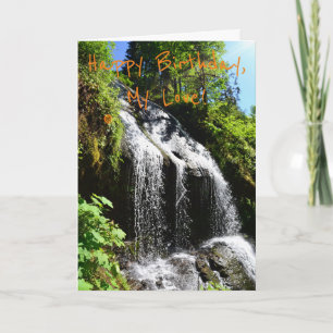 Carte d'anniversaire du partenaire romantique