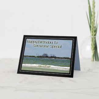 Carte d'anniversaire du phare