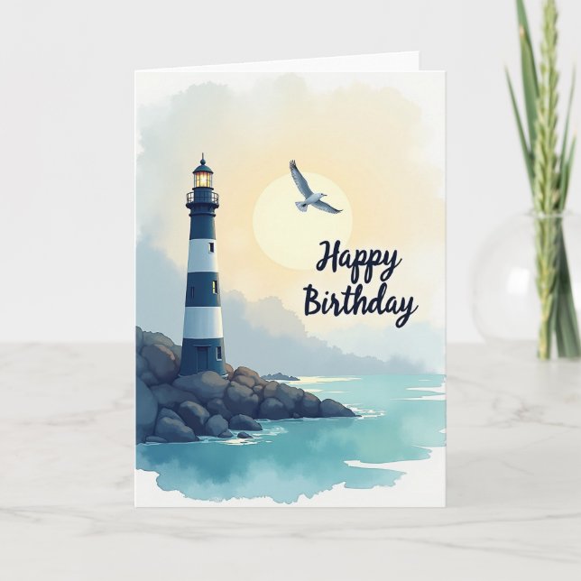Carte d'anniversaire du phare (Devant)