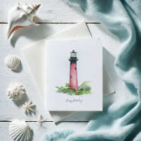 Carte d'anniversaire du phare Jupiter