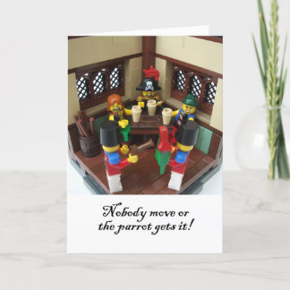 Carte d'anniversaire du pirate