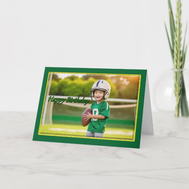 Carte d'anniversaire du premier enfant (Devant)