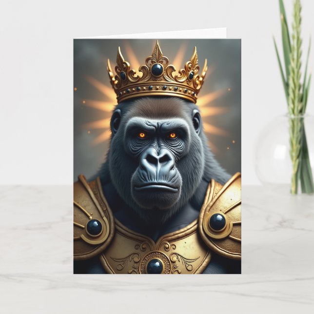 Carte d'anniversaire du primate royal (Devant)