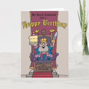 Carte d'anniversaire du roi Wally