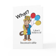 Carte d'anniversaire du singe vieillissant