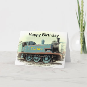 CARTE D'ANNIVERSAIRE DU TRAIN