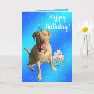 Carte d'anniversaire Dudley Labrador