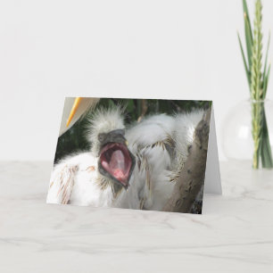 Carte d'anniversaire d'un petit oiseau