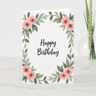 Carte d'anniversaire élégante