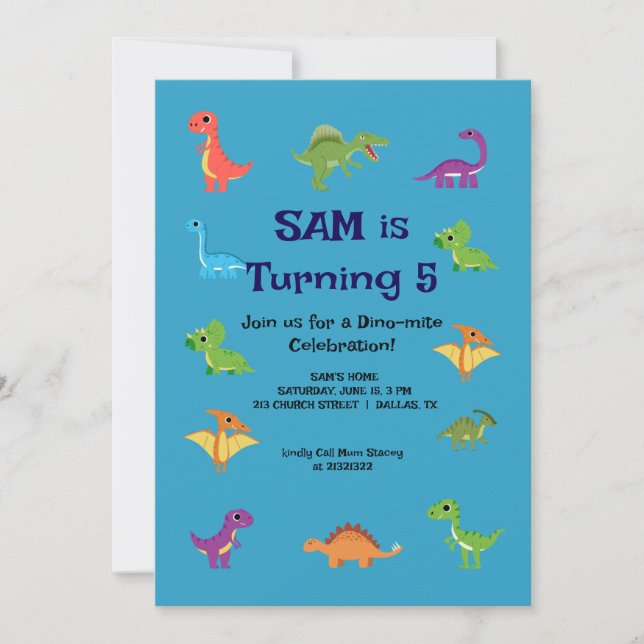 Carte d'anniversaire élégante (Devant)