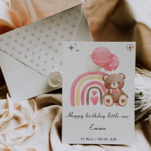 Carte d'anniversaire élégante