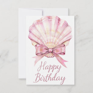 Carte d'anniversaire élégante à l'aquarelle avec d