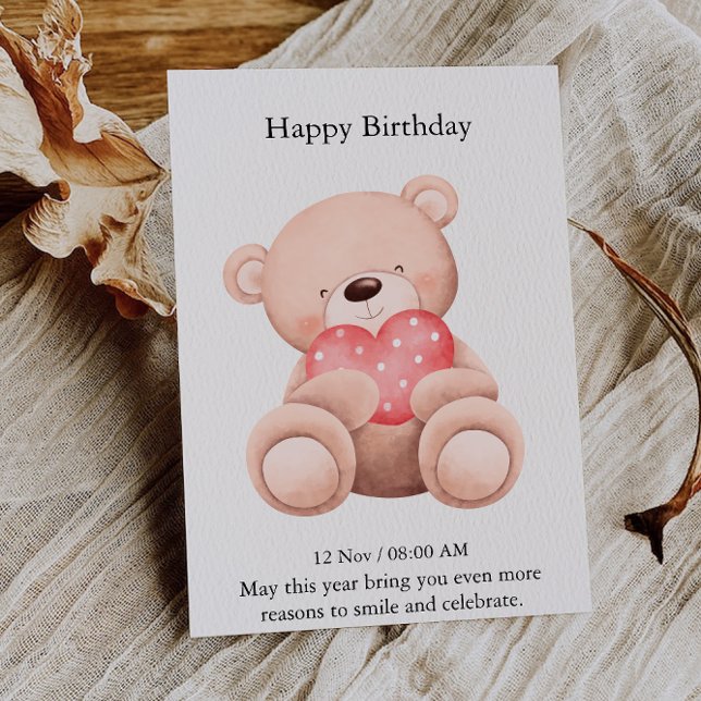 Carte d'anniversaire élégante et heureuse (Elegant Happy Birthday Card)