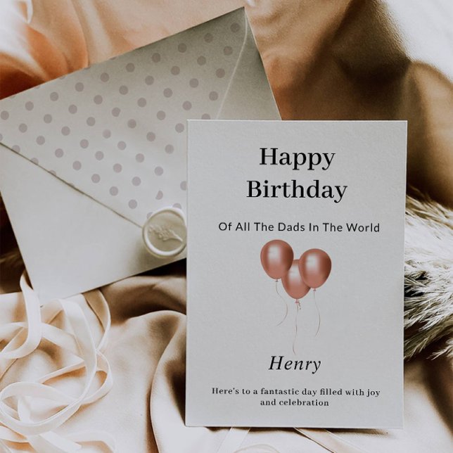Carte d'anniversaire élégante et heureuse (Elegant Happy Birthday Card)