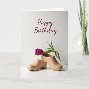 Carte d'anniversaire Elégantes Sabots