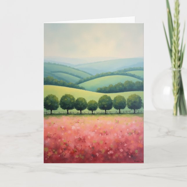 Carte d'anniversaire Emerald Hills (Devant)