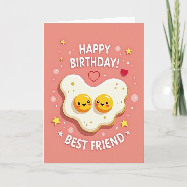 Carte d'anniversaire ensoleillée joyeuse (Devant)