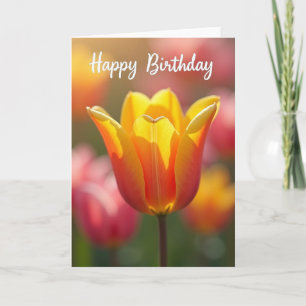 Carte d'anniversaire ensoleillée radieuse