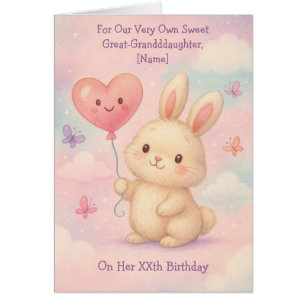 Carte d'anniversaire entièrement personnalisée pou