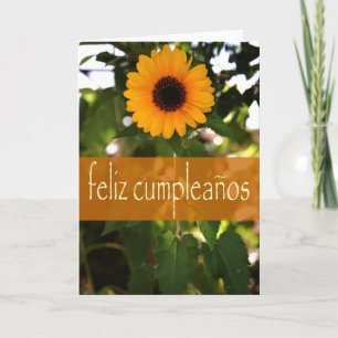Carte d'anniversaire espagnole