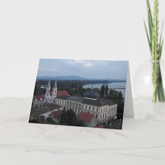 Carte d'anniversaire Esztergom Hongrie (Devant)
