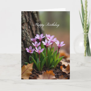 Carte d'anniversaire Ethereal Bloom