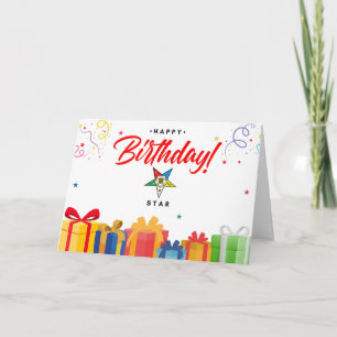 Carte d'anniversaire Etoile de l'Est pour annivers