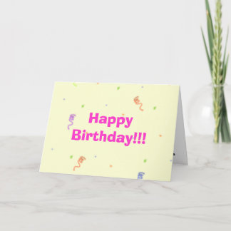 Carte d'anniversaire Extraordinaire