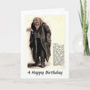 Carte d'anniversaire - Fagin de "Oliver Twist"
