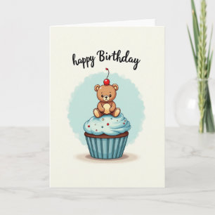 Carte d'anniversaire Fantaisiste avec Paillettes