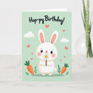 Carte d'anniversaire Fantaisiste Daisy