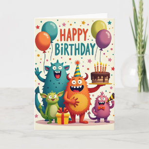 Carte d'anniversaire Fantastique Friends