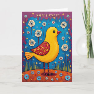 Carte d'anniversaire Fantastique Vibrante