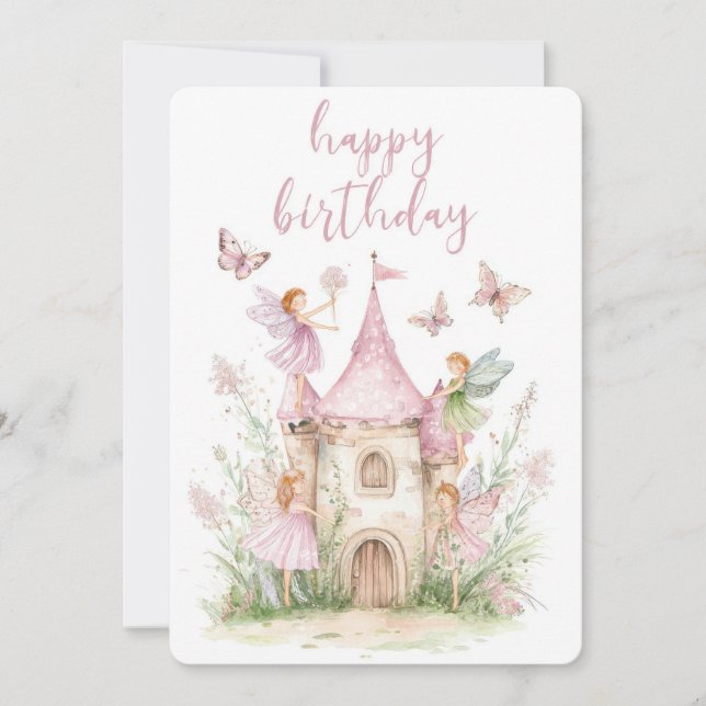 Carte d'anniversaire Fée Capricieuse  (Devant)
