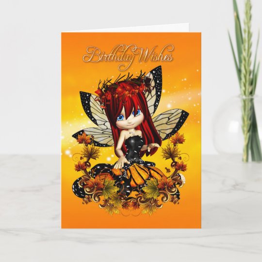 Carte D Anniversaire Feerique L Anniversaire Zazzle Fr