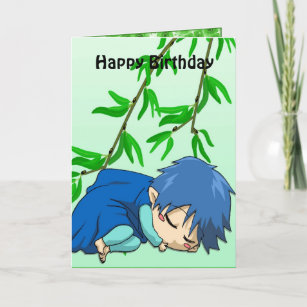 Cartes Manga D Anniversaire Zazzle Fr