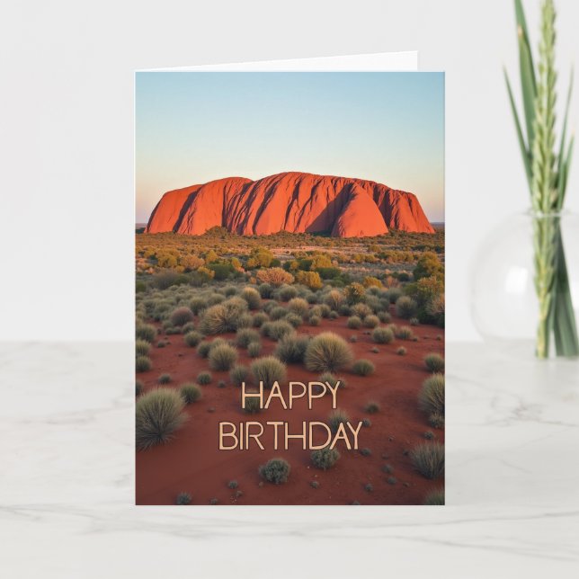 Carte d'anniversaire Festive Monolith (Devant)