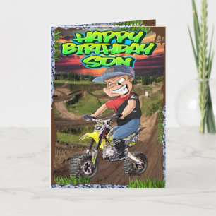Carte d'anniversaire fils