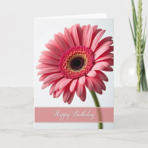 Carte d'anniversaire Fleur de Rose Joyeuse