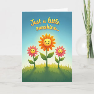 Carte d'anniversaire Fleur Douce