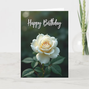 Carte d'anniversaire Fleur Luxuriante de Jardin