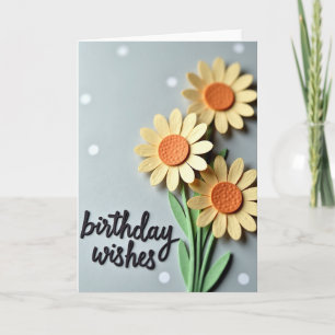 Carte d'anniversaire Floral Wishes