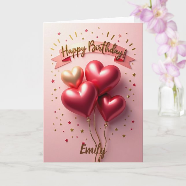 Carte d'anniversaire florale délicieuse en florais (Orchidée)