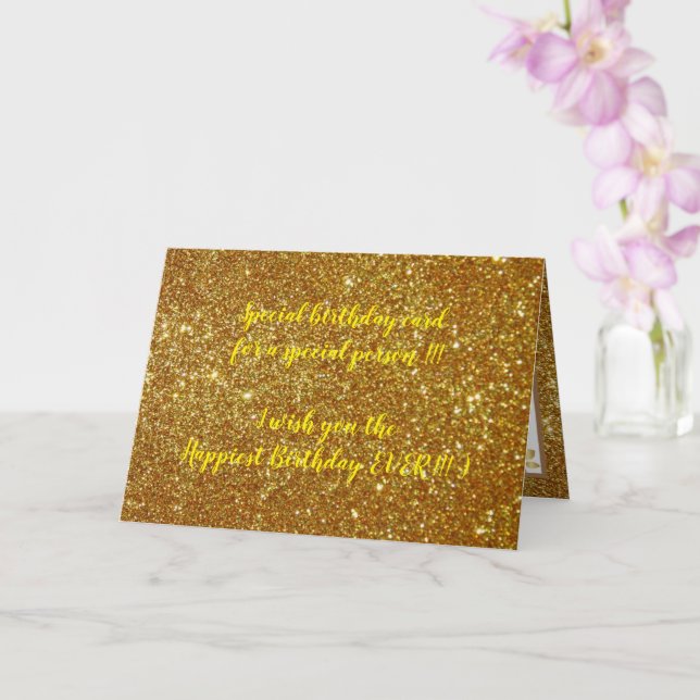 Carte d'anniversaire florale la plus élégante (Orchidée)