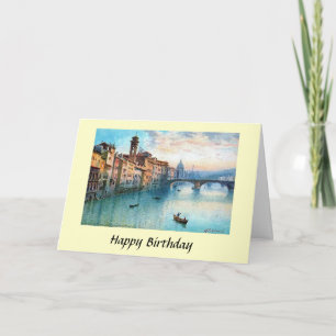 Carte d'anniversaire - Florence, Italie